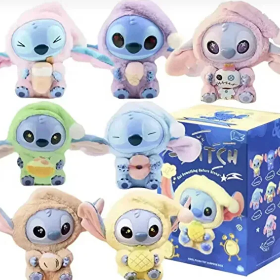 Stitch Sürpriz Anahtarlık Yeni Nesil Labubu Model Stitch Karekterler